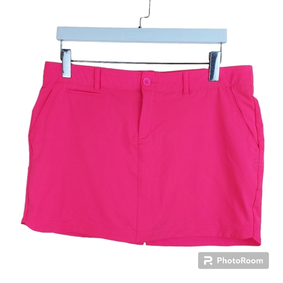 Under Armour Pants - 🍄3/50$🍄 UNDER ARMOUR Heat Gear neon pink golf tennis pickleball skorts size 14